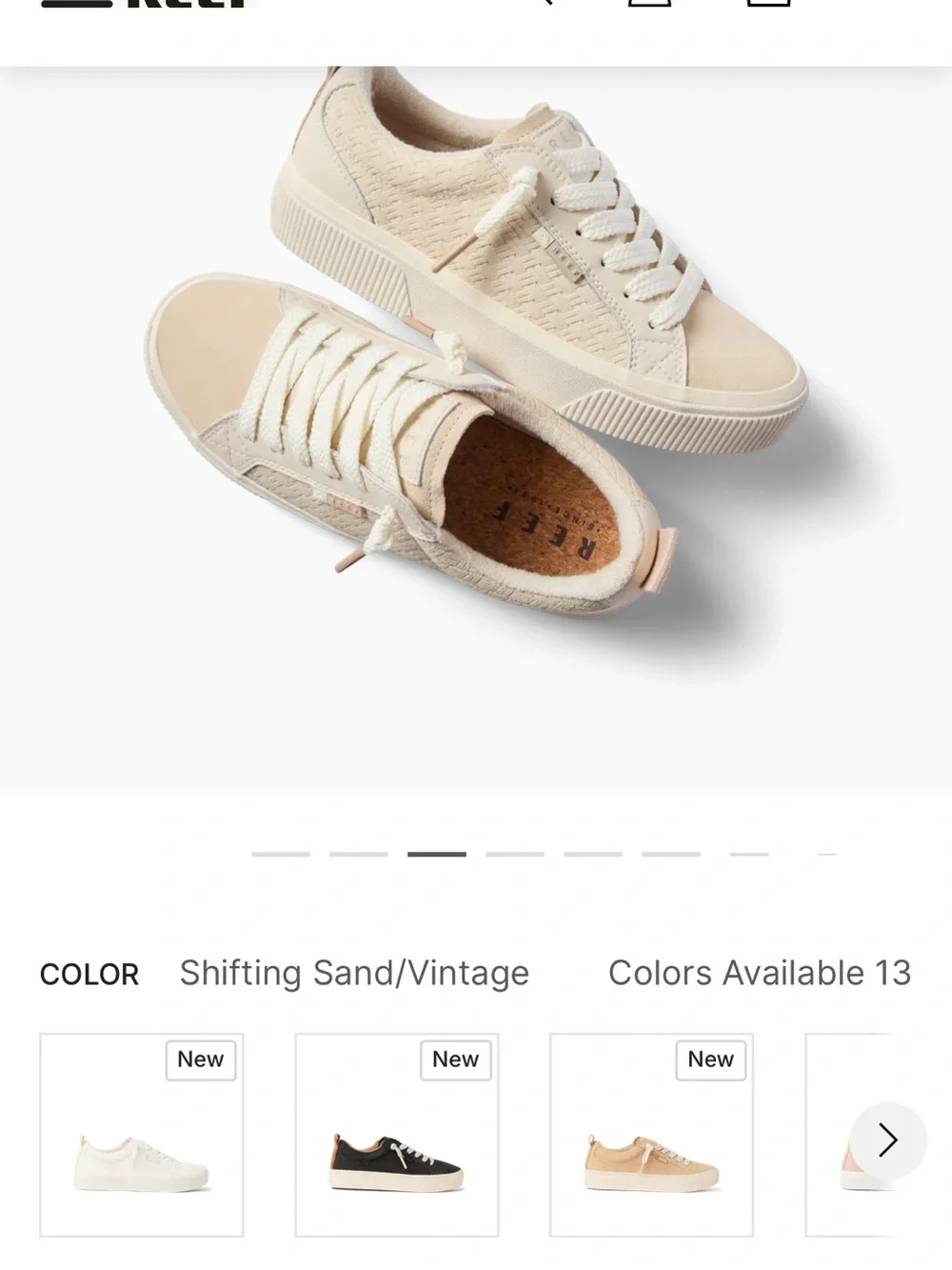 NWOT REEF SUMMER SNEAKERS - Picture 3 of 9